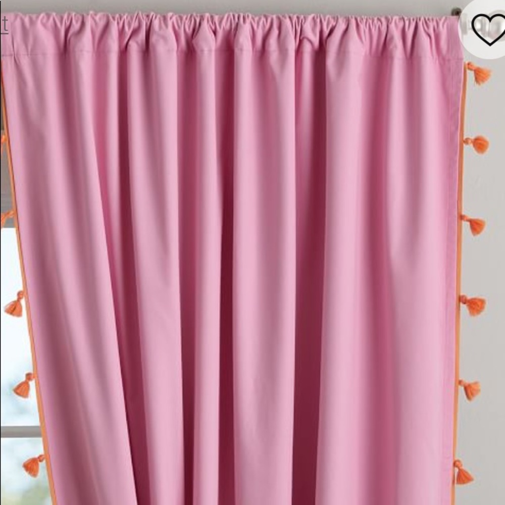 PB Teen Tassel Blackout Curtain, Size 52x84
